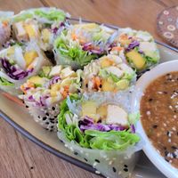 Vietnamese summer rolls #Veganuary at Way Nam in Koh Phangan