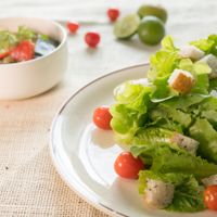 Yummy salad  at Weangboon in Lampang