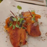 Stuffed bell peppers at Madrid Vegan Tours in Madrid