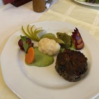 Bean loaf at Kacsa Étterem in Budapest