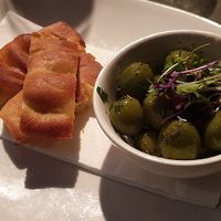 Olives and Foccacia at Script in Southbank