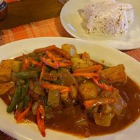 Panang curry   at Chalita in Krabi