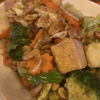 Cashew and tofu stir fry  at Chalita in Krabi