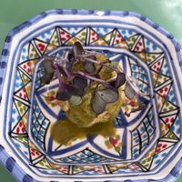 I asked for one falafel just to try it - it looked too good to eat  at Terra Veg in Klamath Falls