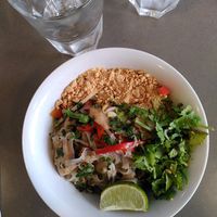 The seasonal dish : ‹‹ chicken ›› pas thaï. at La Cantine Viêtgétarienne in Bordeaux