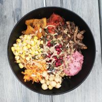 Delicious couscous salad at Sprout in Kathmandu