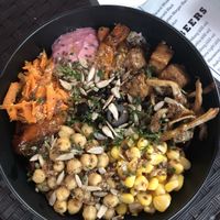Buddha bowl at Sprout in Kathmandu