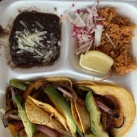 Veggie tacos at Conrad's Mexican Grill in San Pedro