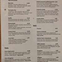Menu page 2 at Pizzabar Rijslust in Tilburg