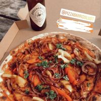 Jackfruit pizza at Pizzabar Rijslust in Tilburg