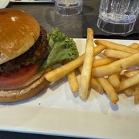 Veggie burger - not vegan bun I don’t think   at The Junction in Snowshoe