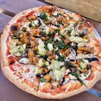 Peter Peter vegan pizza   at The Goods Shed in Wodonga