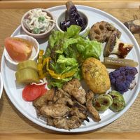 Vegan plate   at Shoji Cafe Sora in Takamatsu