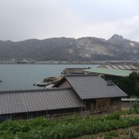 View from out the front of the cafe at Shoji Cafe Sora in Takamatsu