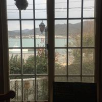 View from a window at Shoji Cafe Sora in Takamatsu