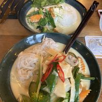 Rice and noodle curry at Madame Tâm City in Aachen