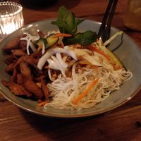 Soy meat noodle bowl at Madame Tâm City in Aachen