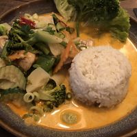 Curry tofu  at Madame Tâm City in Aachen