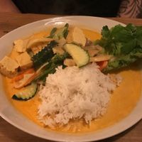 Vegan curry at Madame Tâm City in Aachen