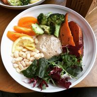 sweet potato bowl at GRÜN in St Petersburg