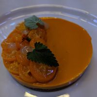 Even the rind is edible!  This was so delicious... at GRÜN in St Petersburg