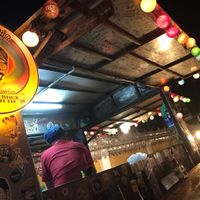 Cute little food truck at Thai Food Bar in Pai