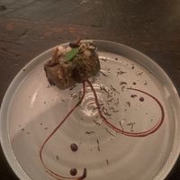 Bûche de mushroom mousse at Dirt Candy in New York City