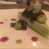 desert! cucumber semi-freddo at Dirt Candy in New York City