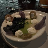 Winter Onion course  at Dirt Candy in New York City