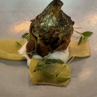 Blackened baby artichoke   at Dirt Candy in New York City