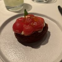 I love tomato but the liquid smoke in the veganized version of this dish overpowered and ruined it  at Dirt Candy in New York City