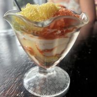 Pepper sorbet and some interesting flavors   at Dirt Candy in New York City