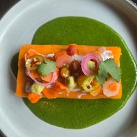 carrot tamale - soooo good at Dirt Candy in New York City