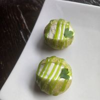 sweet cucumber brioche - pretty good but not my favorite at Dirt Candy in New York City