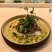 Petit peas   at Dirt Candy in New York City