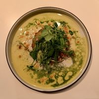 Petit peas  at Dirt Candy in New York City