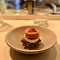 Artichoke caramel with guava  at Dirt Candy in New York City