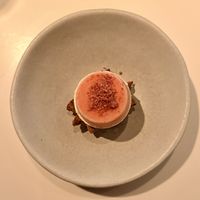 Artichoke caramel with guava  at Dirt Candy in New York City