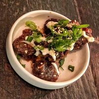 fried broccoli that resembled upscale General Tsao Chicken at Dirt Candy in New York City