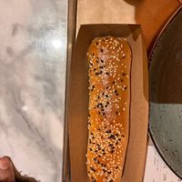 Sausage bread at Vegan Heroes in Eindhoven