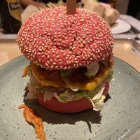 Beyond meat burger with kimchi, loved it!  at Vegan Heroes in Eindhoven