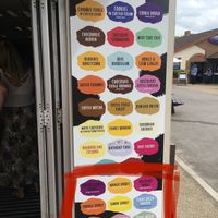 Vegan options at the bottom at Ice N Cold in Brean