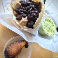 Tropical Vegan Arepa at Bien Me Sabe in Chicago