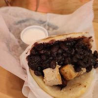 Vegan Tropical Arepa at Bien Me Sabe in Chicago