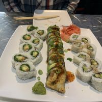 Vegan rolls   at Trapper's Sushi in North Bend