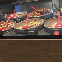 The various options at Rice Up in Bern