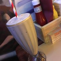 Chocolate milkshake (special), proper thick. Normally have vanilla or vanillaPB at Bath St. Burger in Glasgow