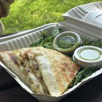 Habanero quesadilla  at High Note Cafe in Boise