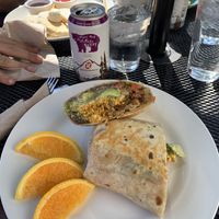 Still salivating over this breakfast burrito!  at High Note Cafe in Boise