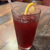Blueberry basil lemonade  at High Note Cafe in Boise